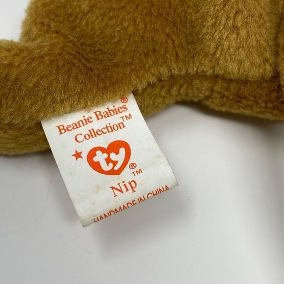 TY Beanie Baby Nip The Cat 7" 1993 Collectable Plush Stuffed Animal Toy Kids - Picture 7 of 9